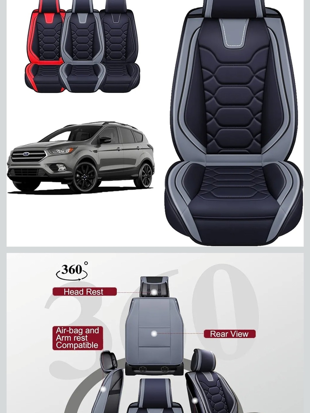 2022 Ford Escape Custom Seat Covers + accessories